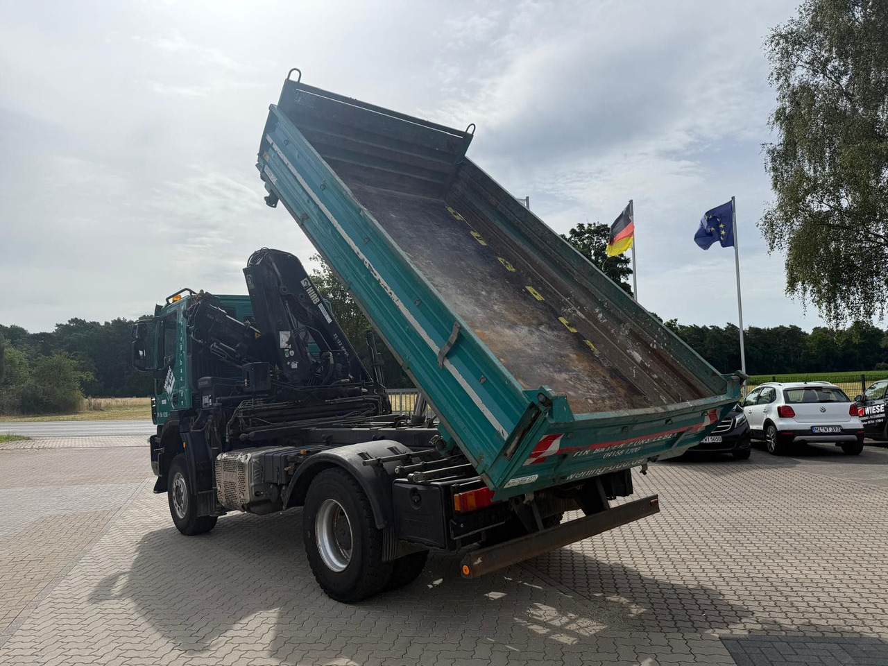 Iveco AD190 T/W Trakker 410 4x4 Allrad Kran KipperHIAB - Kravas automašīna pašizgāzējs, Kravas auto ar manipulatoru: foto 4 Iveco AD190 T/W Trakker 410 4x4 Allrad Kran KipperHIAB - Kravas automašīna pašizgāzējs, Kravas auto ar manipulatoru: foto 4