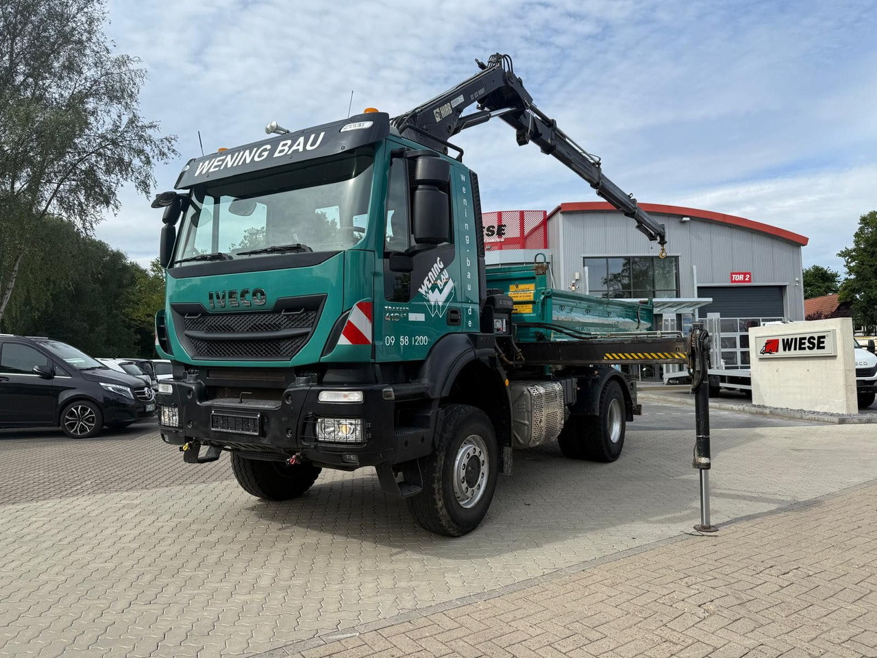 Iveco AD190 T/W Trakker 410 4x4 Allrad Kran KipperHIAB - Kravas automašīna pašizgāzējs, Kravas auto ar manipulatoru: foto 1 Iveco AD190 T/W Trakker 410 4x4 Allrad Kran KipperHIAB - Kravas automašīna pašizgāzējs, Kravas auto ar manipulatoru: foto 1