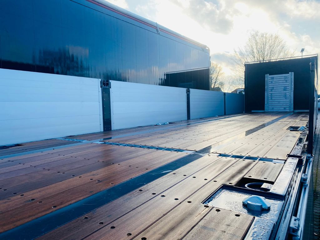 Jaunā Bortu puspiekabe/ Platforma Kässbohrer Bordwandauflieger Twistlocks: foto 7