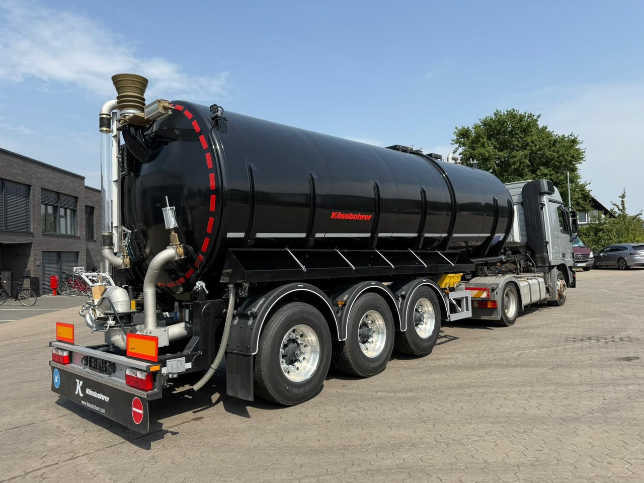 Kässbohrer K.STN L 30 Edelstahl Tanker Gülle Naturabfall - Puspiekabe cisterna: foto 2 Kässbohrer K.STN L 30 Edelstahl Tanker Gülle Naturabfall - Puspiekabe cisterna: foto 2