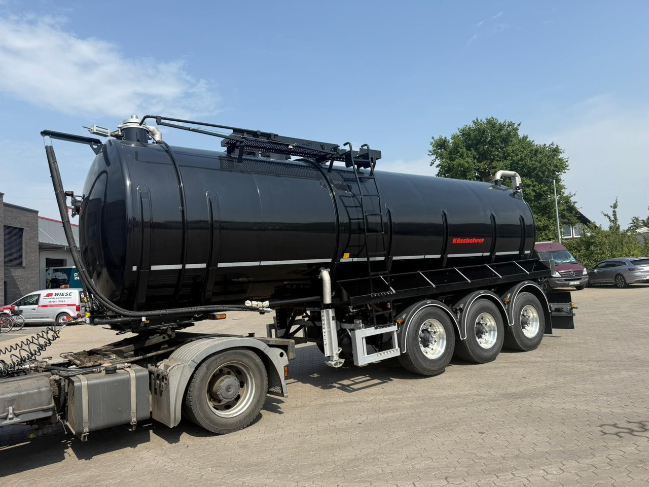 Kässbohrer K.STN L 30 Edelstahl Tanker Gülle Naturabfall - Puspiekabe cisterna: foto 4 Kässbohrer K.STN L 30 Edelstahl Tanker Gülle Naturabfall - Puspiekabe cisterna: foto 4