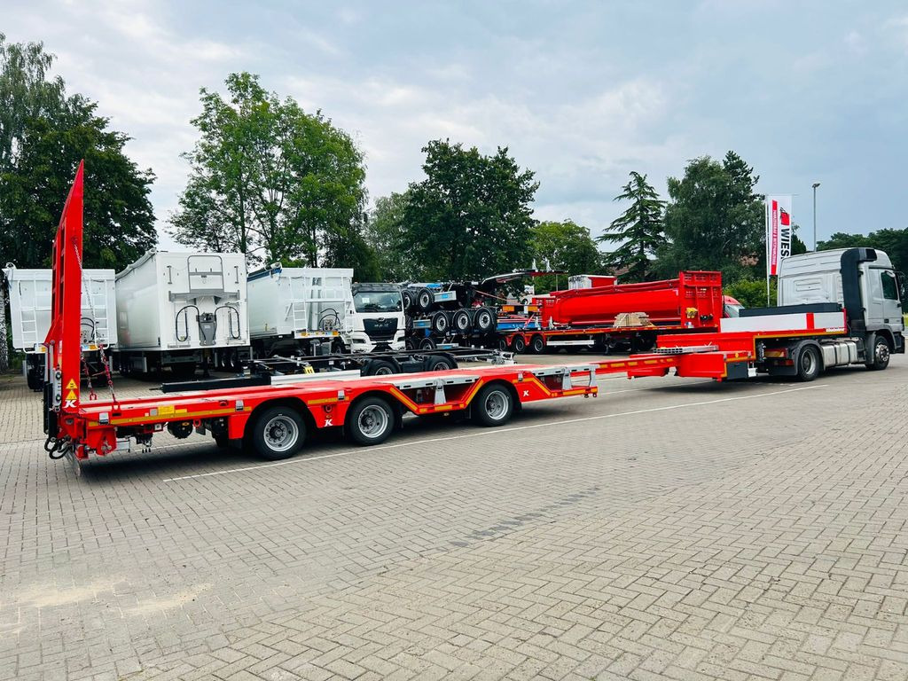 Kässbohrer KSLA RJ Mega Jumbo Tieflader mit Radmulden tele - Puspiekabe zema profila platforma: foto 5 Kässbohrer KSLA RJ Mega Jumbo Tieflader mit Radmulden tele - Puspiekabe zema profila platforma: foto 5