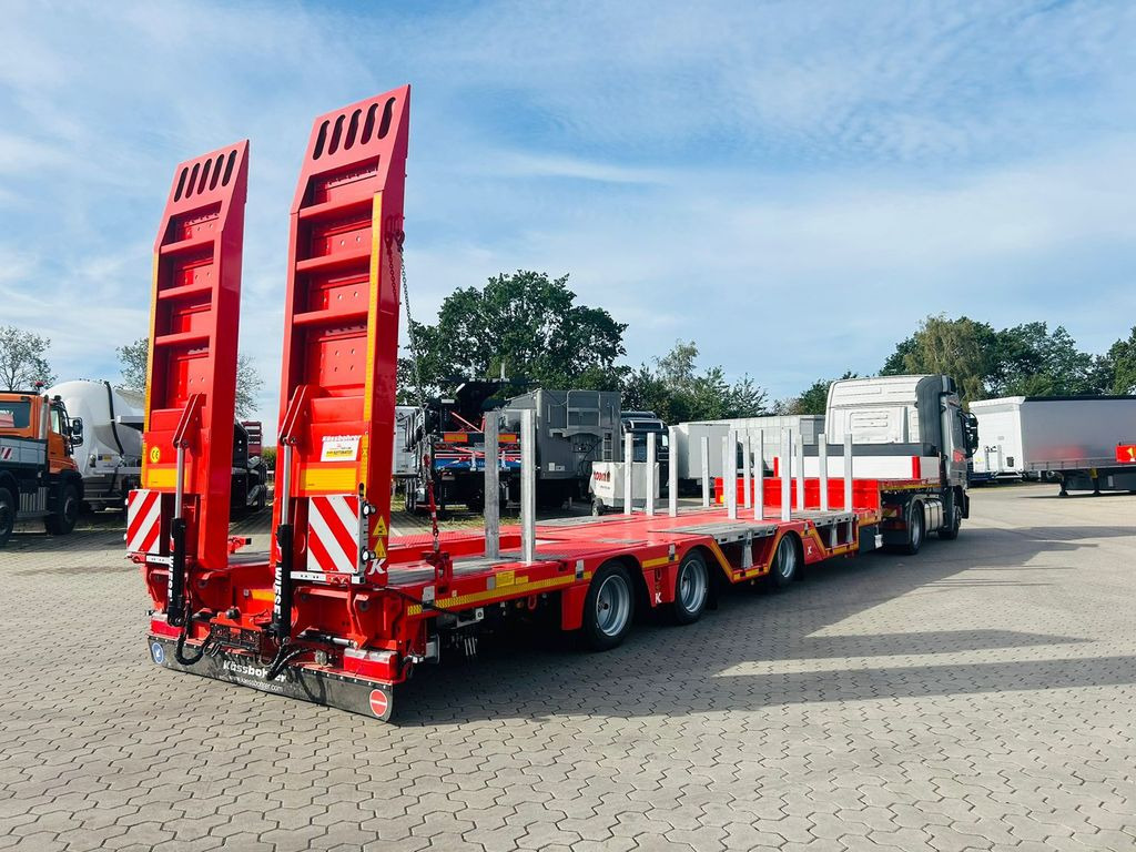Kässbohrer KSLA RJ Mega Jumbo Tieflader mit Radmulden tele - Puspiekabe zema profila platforma: foto 2 Kässbohrer KSLA RJ Mega Jumbo Tieflader mit Radmulden tele - Puspiekabe zema profila platforma: foto 2