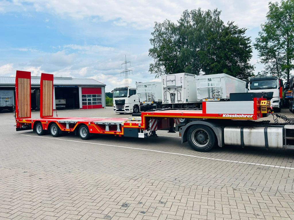 Kässbohrer KSLA RJ Mega Jumbo Tieflader mit Radmulden tele - Puspiekabe zema profila platforma: foto 2 Kässbohrer KSLA RJ Mega Jumbo Tieflader mit Radmulden tele - Puspiekabe zema profila platforma: foto 2