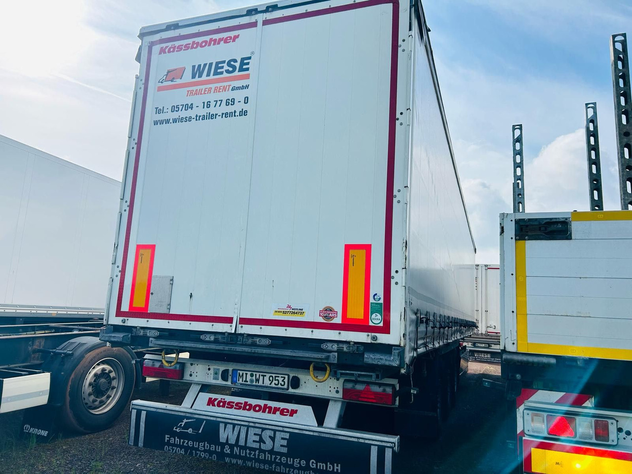 Kässbohrer Schiebeplanen Auflieger - Tenta puspiekabe: foto 2 Kässbohrer Schiebeplanen Auflieger - Tenta puspiekabe: foto 2