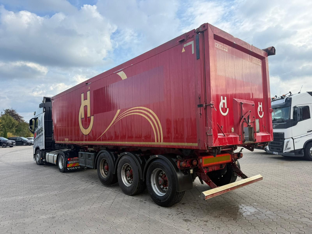 Kempf SKM Alu Kippmulde 50 m³, TÜV neu - Puspiekabe pašizgāzējs: foto 4 Kempf SKM Alu Kippmulde 50 m³, TÜV neu - Puspiekabe pašizgāzējs: foto 4