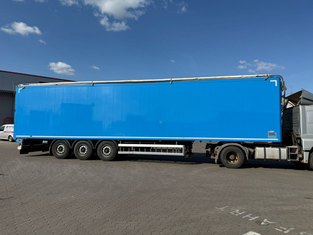 Knapen K100 Schubboden 92m³ Powersheet mit neuen TÜV - Puspiekabe kustīgās grīdas: foto 5 Knapen K100 Schubboden 92m³ Powersheet mit neuen TÜV - Puspiekabe kustīgās grīdas: foto 5