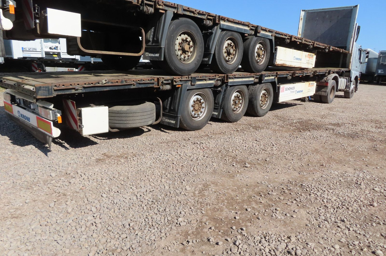 Krone Stahlmattenauflieger mit Bordwände - Bortu puspiekabe/ Platforma: foto 2 Krone Stahlmattenauflieger mit Bordwände - Bortu puspiekabe/ Platforma: foto 2