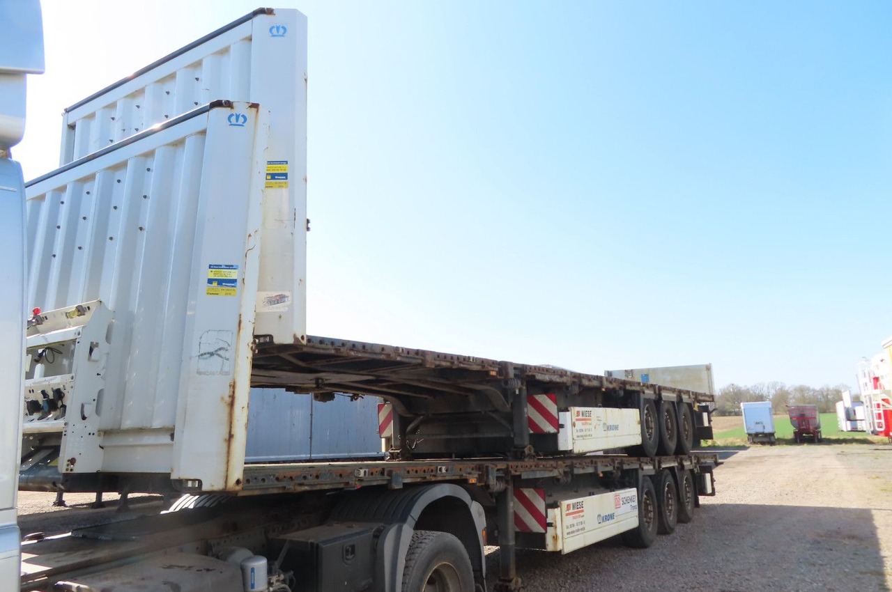 Krone Stahlmattenauflieger mit Bordwände - Bortu puspiekabe/ Platforma: foto 3 Krone Stahlmattenauflieger mit Bordwände - Bortu puspiekabe/ Platforma: foto 3