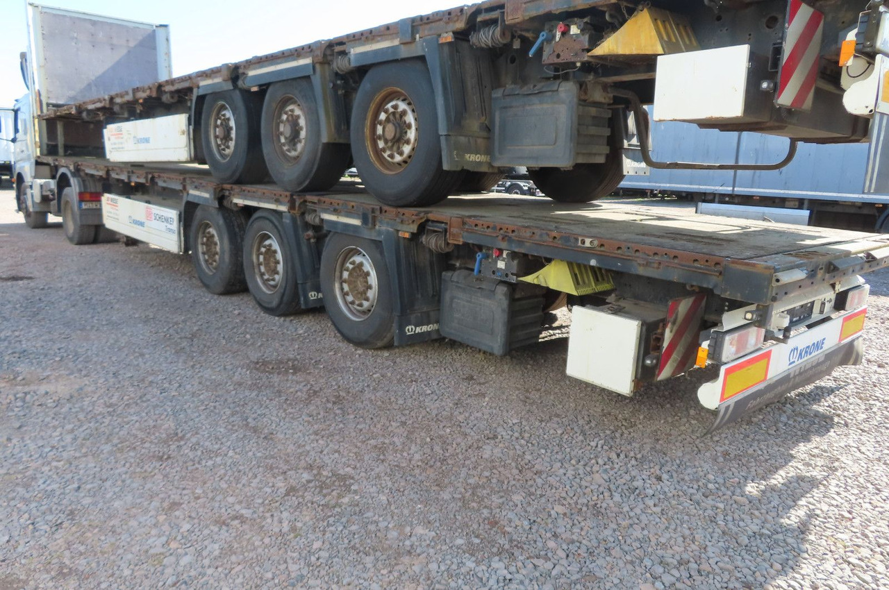 Krone Stahlmattenauflieger mit Bordwände - Bortu puspiekabe/ Platforma: foto 4 Krone Stahlmattenauflieger mit Bordwände - Bortu puspiekabe/ Platforma: foto 4