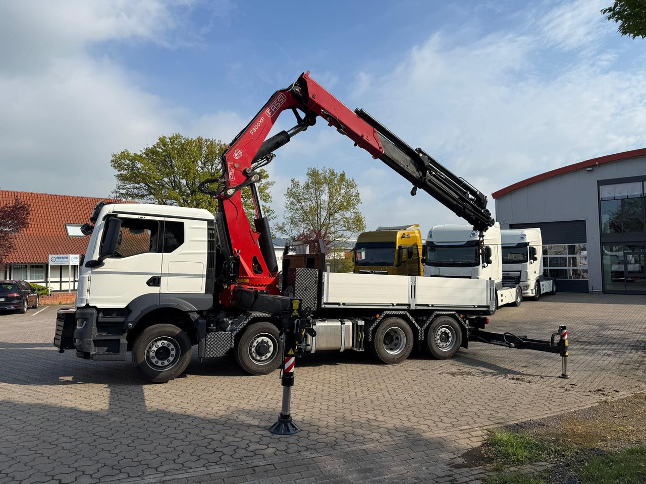 MAN 35.520 8x4 Kran Fassi F800, OHNE ABSTÜTZÜBERWACH - Kravas auto ar manipulatoru: foto 1 MAN 35.520 8x4 Kran Fassi F800, OHNE ABSTÜTZÜBERWACH - Kravas auto ar manipulatoru: foto 1