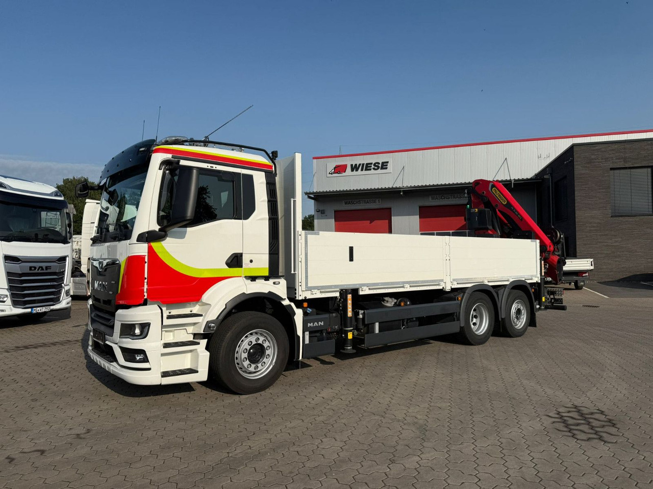 MAN TGS 26.430 Kran Palfinger PK 35.502 H, 5600 km - Bortu kravas automašīna/ Platforma, Kravas auto ar manipulatoru: foto 1 MAN TGS 26.430 Kran Palfinger PK 35.502 H, 5600 km - Bortu kravas automašīna/ Platforma, Kravas auto ar manipulatoru: foto 1