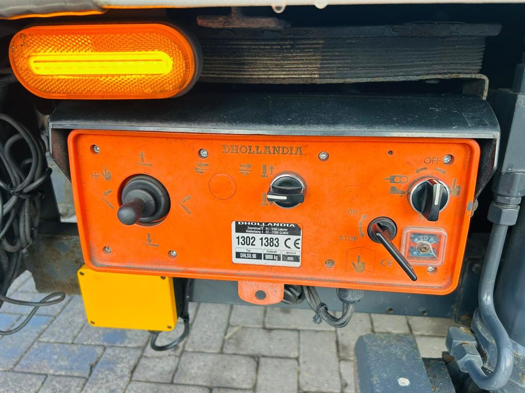 Bortu puspiekabe/ Platforma Mega Gabelstaplertransporter Ladebordwand9t: foto 11