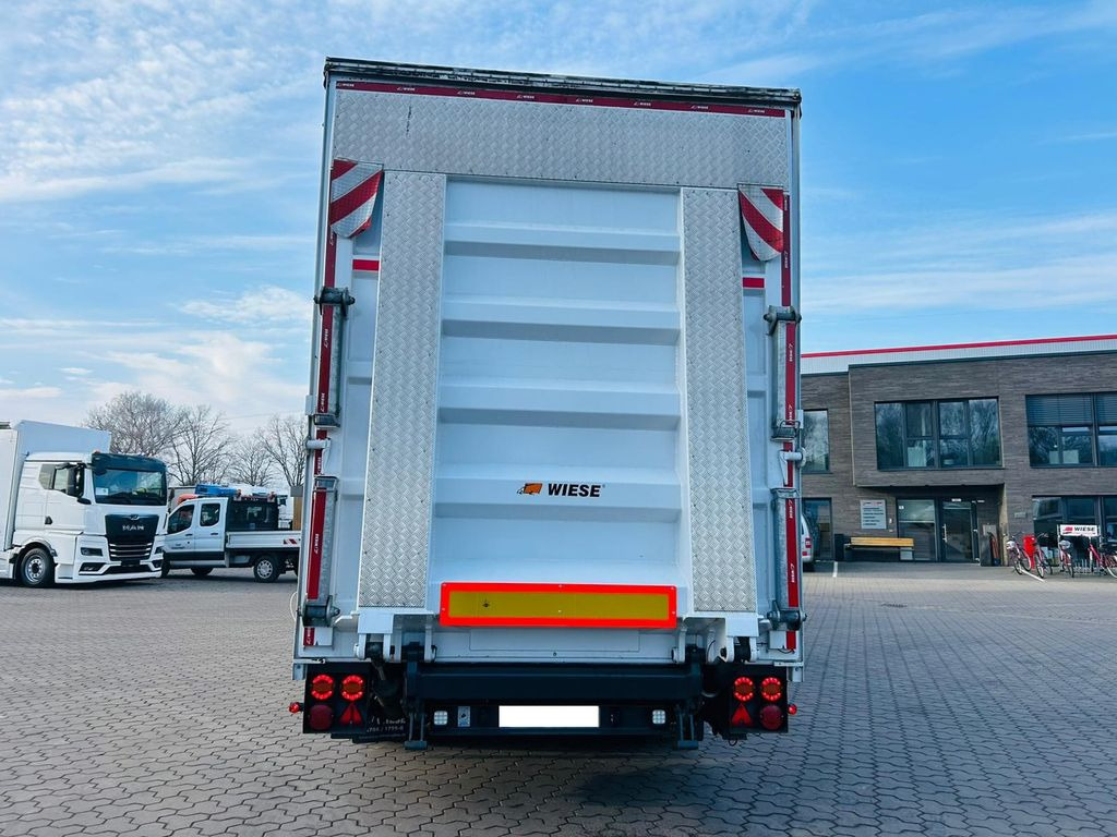 Bortu puspiekabe/ Platforma Mega Gabelstaplertransporter Ladebordwand9t: foto 6