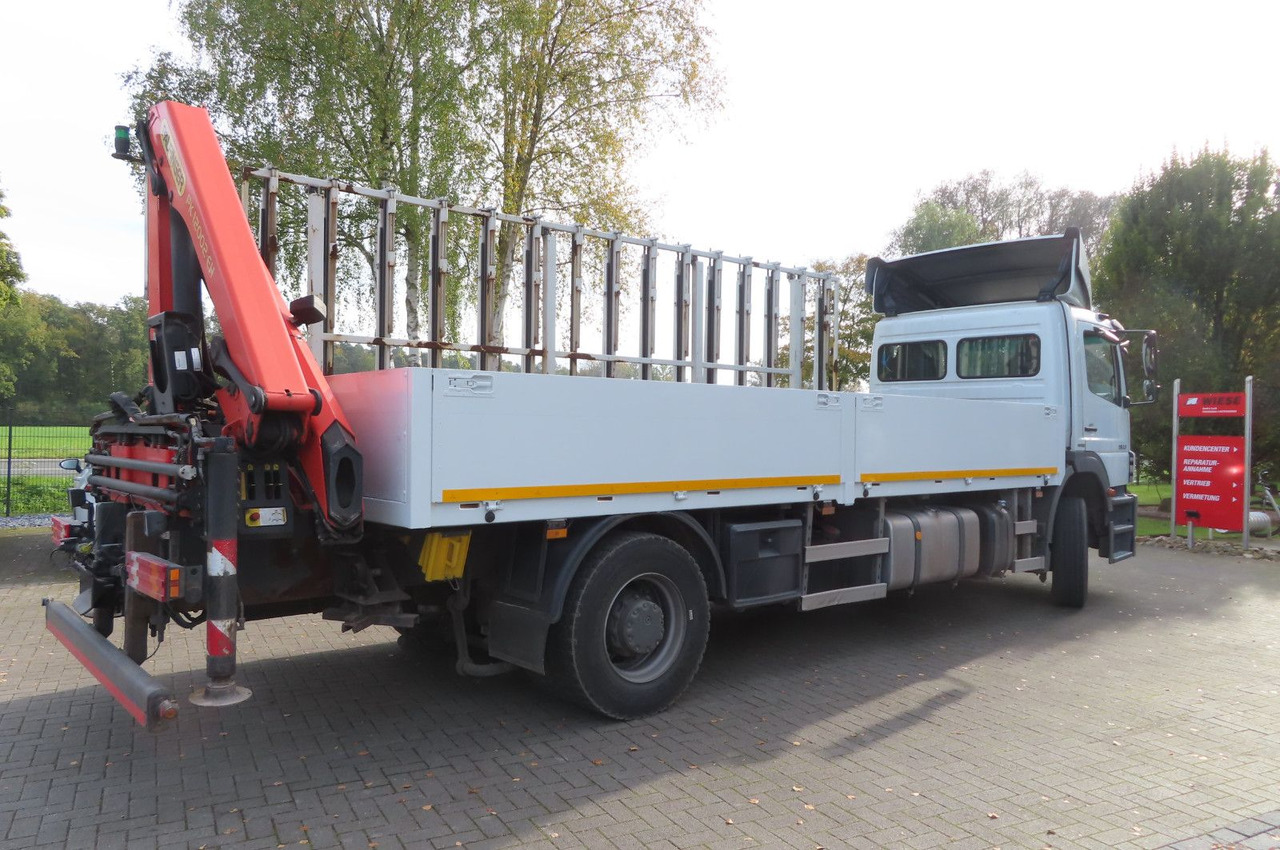 Mercedes-Benz Axor 1833 L - Glastransporter Kran Palfinger - Kravas auto ar manipulatoru: foto 1 Mercedes-Benz Axor 1833 L - Glastransporter Kran Palfinger - Kravas auto ar manipulatoru: foto 1