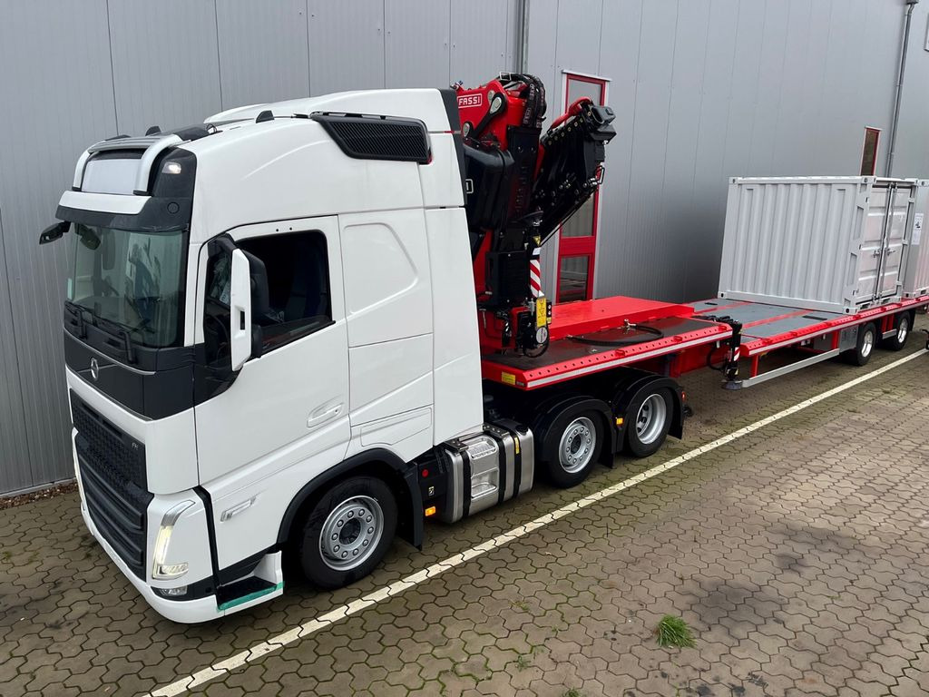 Wiese Stufensattel Tieflader mit Kran Fassi F545 Wiese Stufensattel Tieflader mit Kran Fassi F545 - Bortu puspiekabe/ Platforma: foto 5 Wiese Stufensattel Tieflader mit Kran Fassi F545 Wiese Stufensattel Tieflader mit Kran Fassi F545 - Bortu puspiekabe/ Platforma: foto 5