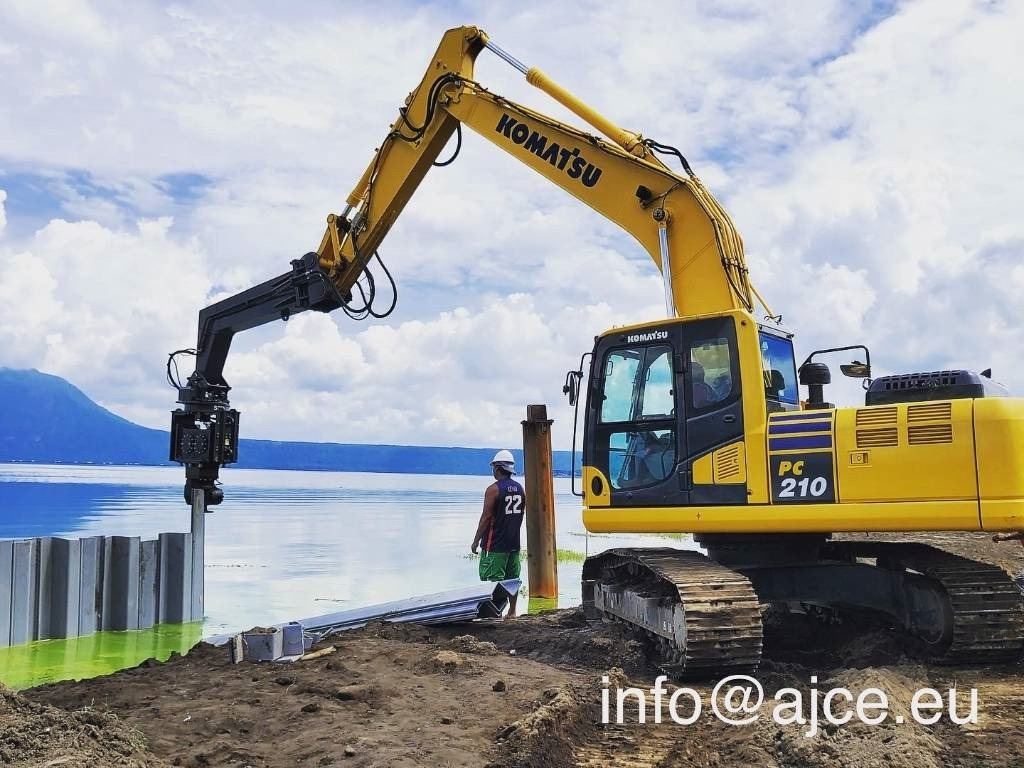 AJCE AVH30 Sheet Pile Vibro Hammer Pile Driver - Pāļu dzinējs: foto 3 AJCE AVH30 Sheet Pile Vibro Hammer Pile Driver - Pāļu dzinējs: foto 3
