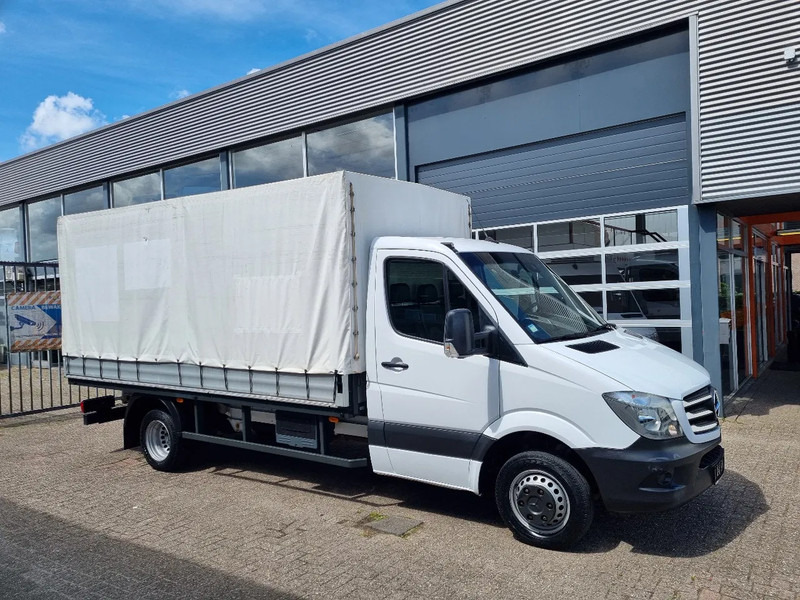 Mercedes-Benz Sprinter 514 CDI/ Huifzeil/ Airco/ EURO 6 - Furgons ar tentu: foto 1 Mercedes-Benz Sprinter 514 CDI/ Huifzeil/ Airco/ EURO 6 - Furgons ar tentu: foto 1