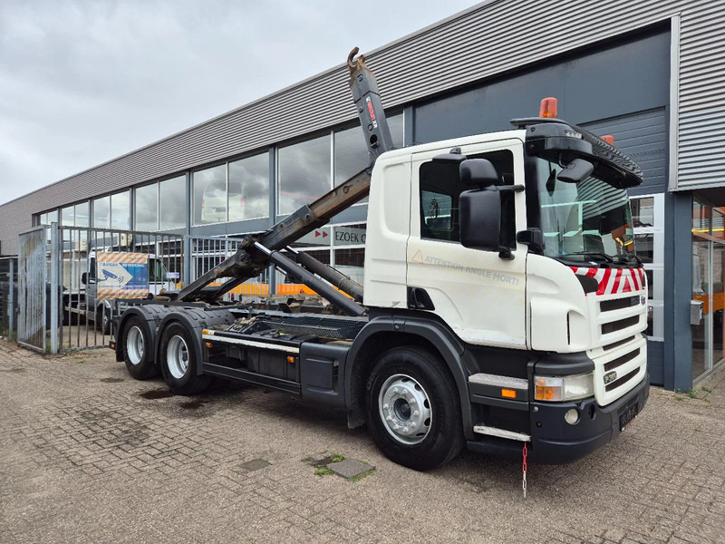 Scania P360 6X2 Containersysteem/ 21T Multilift/ Adjustable Hook - Pacēlājs ar āķi: foto 1 Scania P360 6X2 Containersysteem/ 21T Multilift/ Adjustable Hook - Pacēlājs ar āķi: foto 1