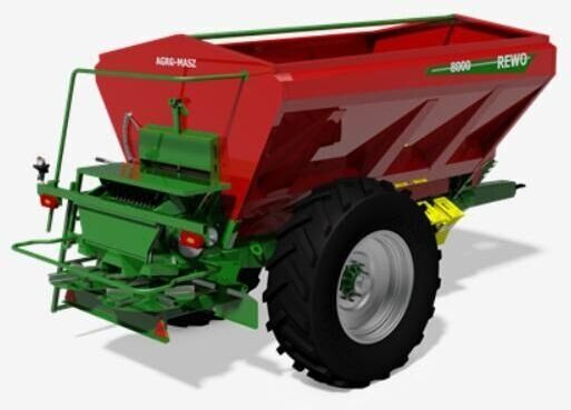 AGRO-MASZ Rozsiewacz REWO - Minerālmēslu izkliedētājs: foto 1 AGRO-MASZ Rozsiewacz REWO - Minerālmēslu izkliedētājs: foto 1
