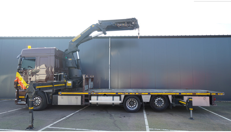 DAF XF 460 6X2 FLATBED TRUCK WITH PALFINGER PK 50002 CRANE - Kravas auto ar manipulatoru: foto 1 DAF XF 460 6X2 FLATBED TRUCK WITH PALFINGER PK 50002 CRANE - Kravas auto ar manipulatoru: foto 1