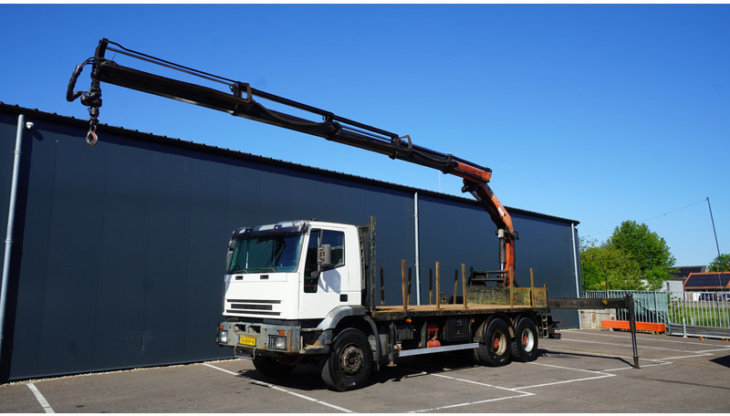 Iveco EUROTRAKKER CURSOR 350 6X4 FLATBED WITH PALFINGER PK 20002 CRANE - Kravas auto ar manipulatoru: foto 2 Iveco EUROTRAKKER CURSOR 350 6X4 FLATBED WITH PALFINGER PK 20002 CRANE - Kravas auto ar manipulatoru: foto 2