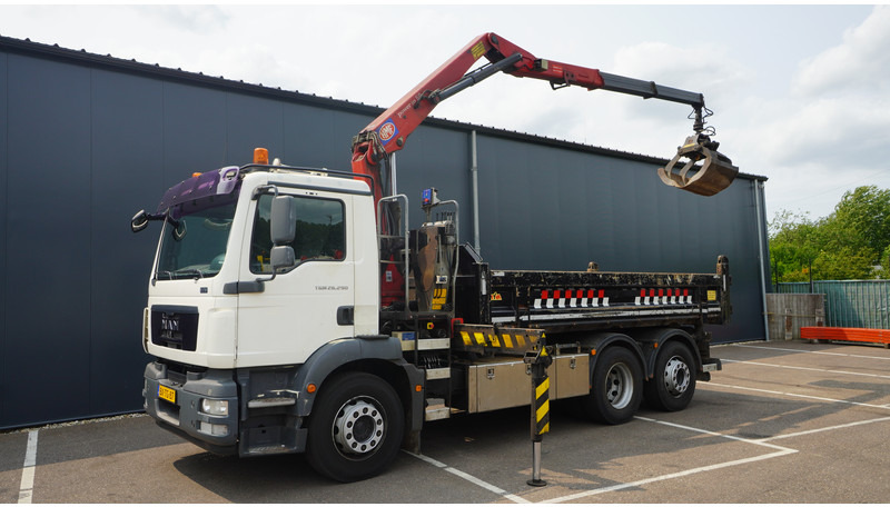 MAN TGM 26.290 TIPPER WITH HMF 1643 Z2 CRANE - Kravas auto ar manipulatoru: foto 2 MAN TGM 26.290 TIPPER WITH HMF 1643 Z2 CRANE - Kravas auto ar manipulatoru: foto 2