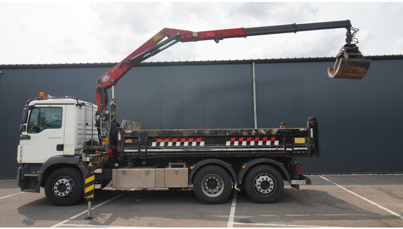 MAN TGM 26.290 TIPPER WITH HMF 1643 Z2 CRANE - Kravas auto ar manipulatoru: foto 1 MAN TGM 26.290 TIPPER WITH HMF 1643 Z2 CRANE - Kravas auto ar manipulatoru: foto 1