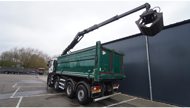 Renault PREMIUM 380 DXI 8X2/6 2 SIDE TIPPER WITH PLFINGER Q 170 Z CRANE.278.200KM - Kravas auto ar manipulatoru: foto 4 Renault PREMIUM 380 DXI 8X2/6 2 SIDE TIPPER WITH PLFINGER Q 170 Z CRANE.278.200KM - Kravas auto ar manipulatoru: foto 4