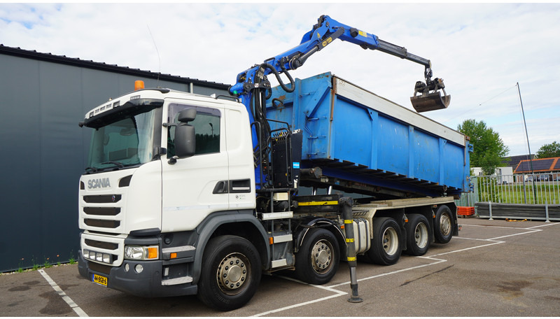 Scania G 490 10X4 CABLE SYSTEM TRUCK WITH PALFINGER Q180Z95TR CRANE - Kravas auto ar manipulatoru: foto 2 Scania G 490 10X4 CABLE SYSTEM TRUCK WITH PALFINGER Q180Z95TR CRANE - Kravas auto ar manipulatoru: foto 2