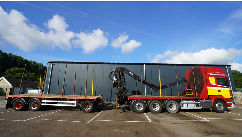 Scania R 580 V8 8X4 LOGTRANSPORT COMBI WITH MTDK YEAR 2012 TRAILER KESLA 46 CRANE - Kokvedējs, Kravas auto ar manipulatoru: foto 4 Scania R 580 V8 8X4 LOGTRANSPORT COMBI WITH MTDK YEAR 2012 TRAILER KESLA 46 CRANE - Kokvedējs, Kravas auto ar manipulatoru: foto 4