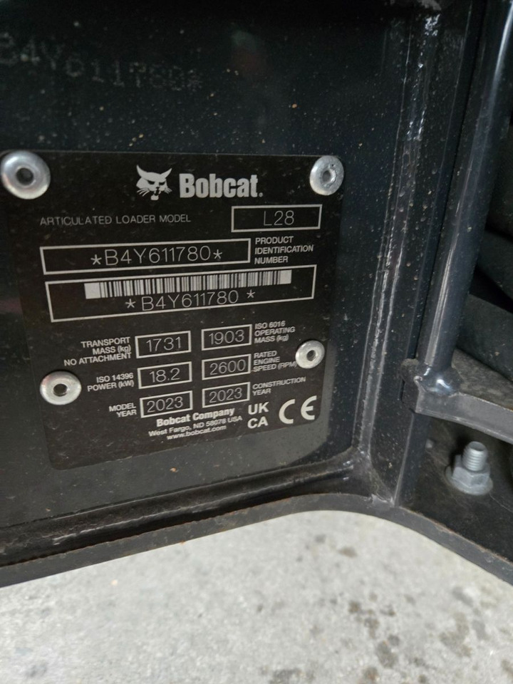 Bobcat L28 NEW NEW NEW - Riteņu iekrāvējs: foto 2 Bobcat L28 NEW NEW NEW - Riteņu iekrāvējs: foto 2