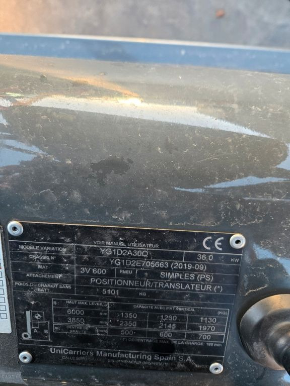 Nissan YG1D2A30Q 17pc - Dīzeļiekrāvējs: foto 4 Nissan YG1D2A30Q 17pc - Dīzeļiekrāvējs: foto 4