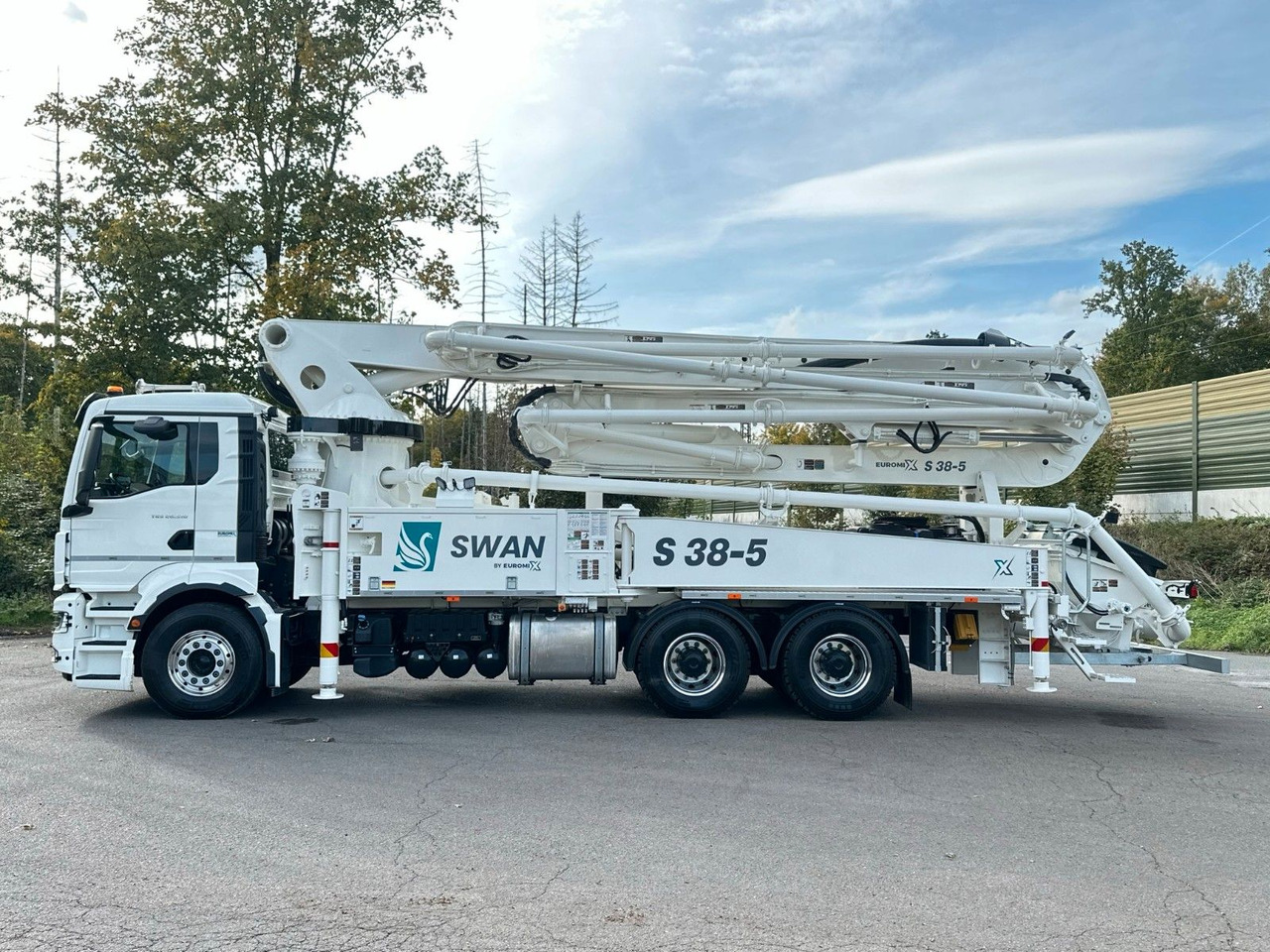 MAN TGS 26.510 6x4 SWAN TSP 38-5 160RZ ( 38m ) - Betonvedējs: foto 3 MAN TGS 26.510 6x4 SWAN TSP 38-5 160RZ ( 38m ) - Betonvedējs: foto 3