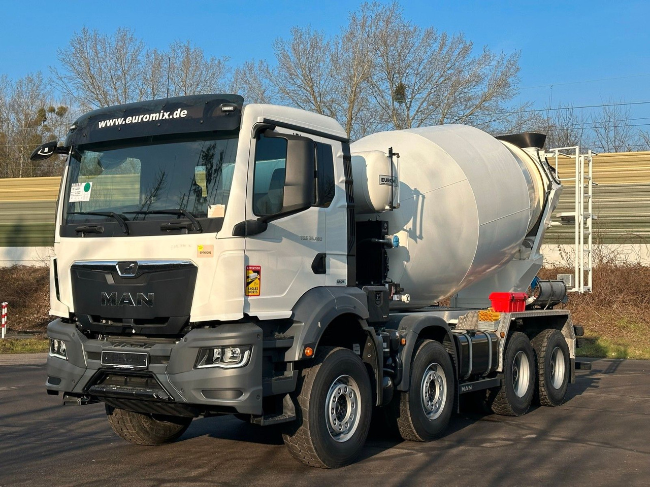 MAN TGS 37.480 8x4 EuromixMTP EM 10 L - Betonvedējs: foto 1 MAN TGS 37.480 8x4 EuromixMTP EM 10 L - Betonvedējs: foto 1