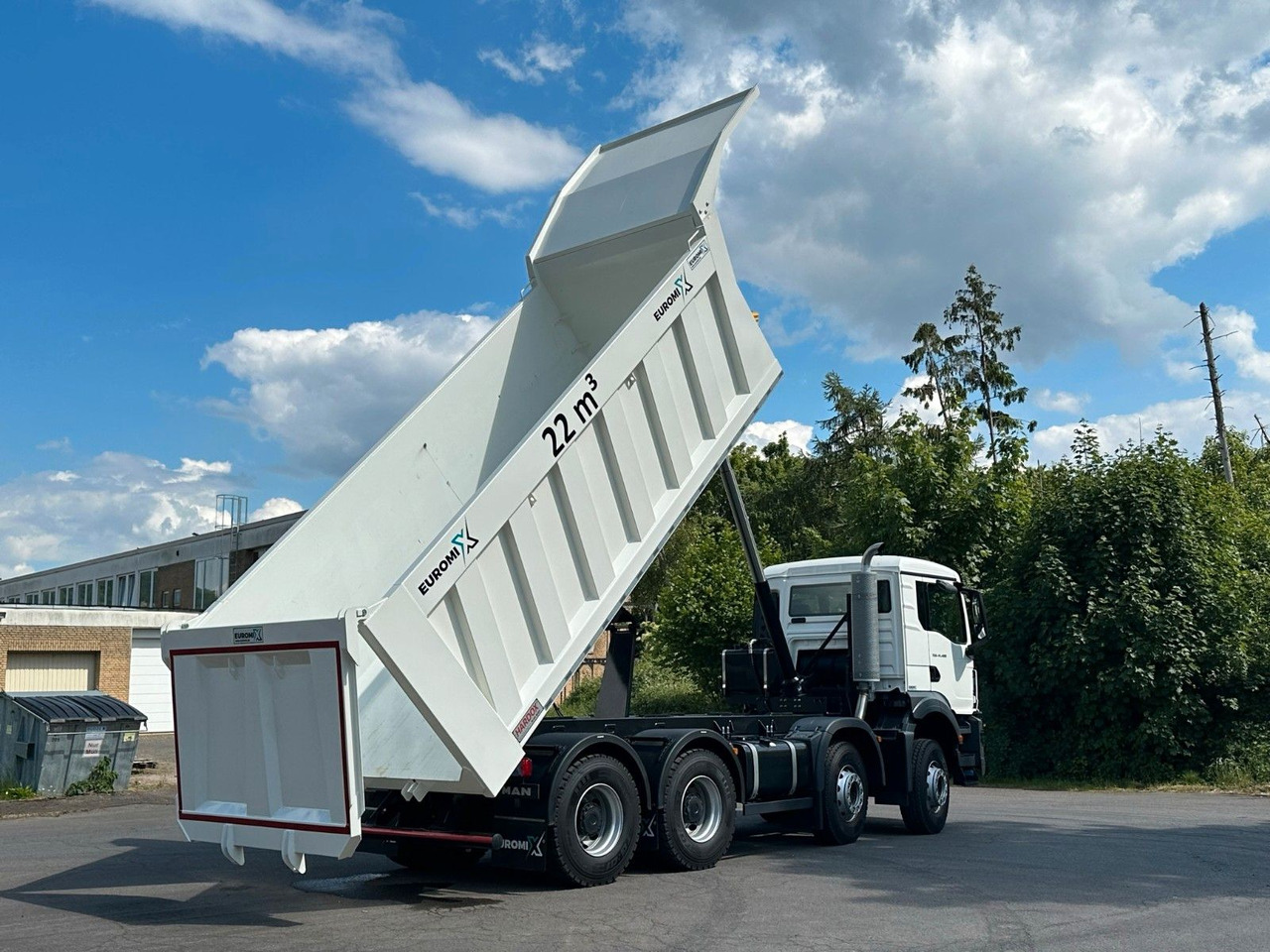 Kravas automašīna pašizgāzējs MAN TGS 41.440 8x4 EuromixMTP 22m³ Eckige Mulde: foto 16