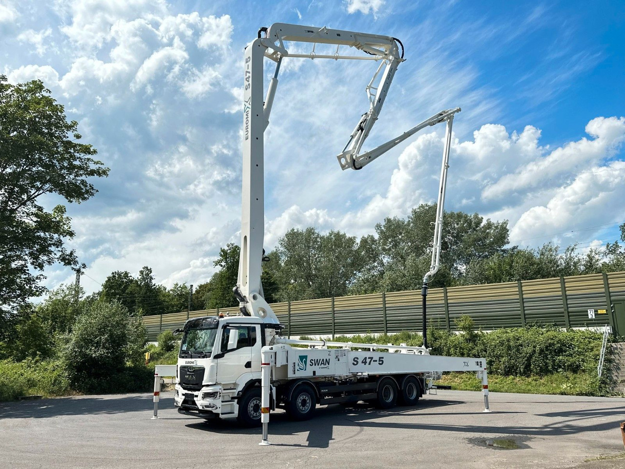 Betona sūknis MAN TGS 41.520 8x4 SWAN TSP 47-5 160RZ    ( 47m ): foto 27