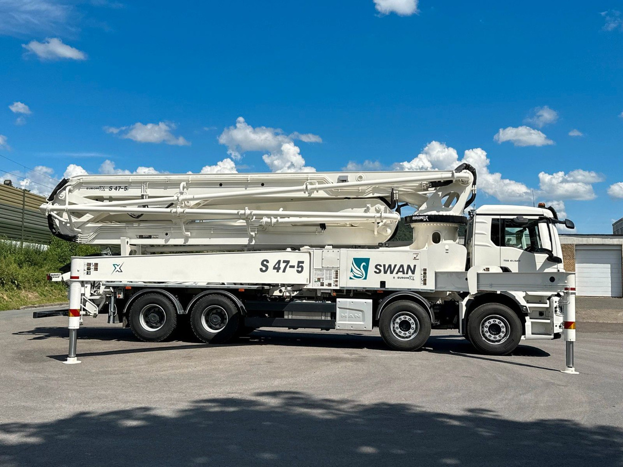 Betona sūknis MAN TGS 41.520 8x4 SWAN TSP 47-5 160RZ    ( 47m ): foto 14