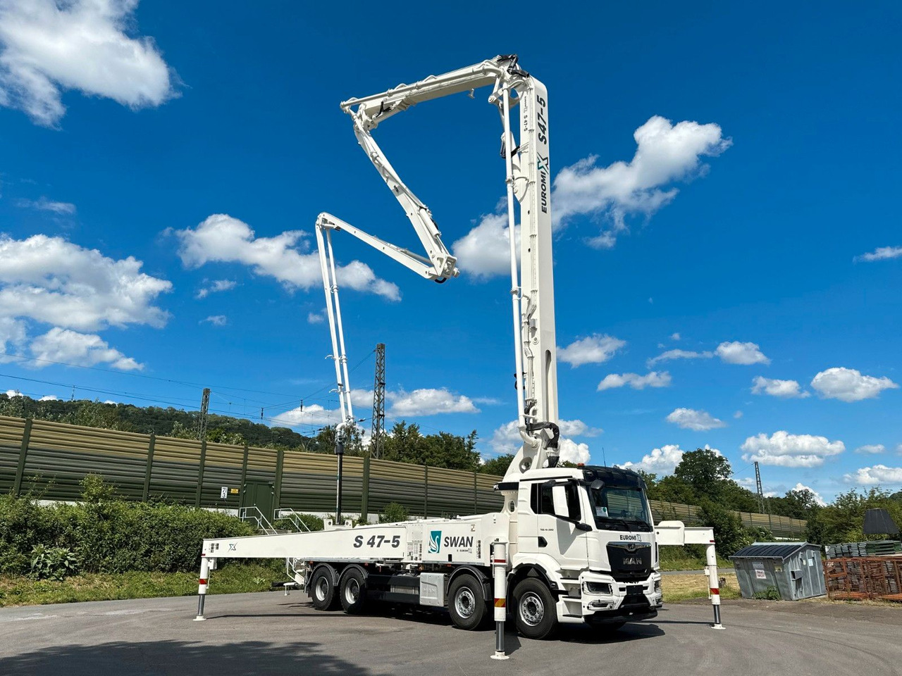 MAN TGS 41.520 8x4 SWAN TSP 47-5 160RZ ( 47m ) - Betona sūknis: foto 1 MAN TGS 41.520 8x4 SWAN TSP 47-5 160RZ ( 47m ) - Betona sūknis: foto 1