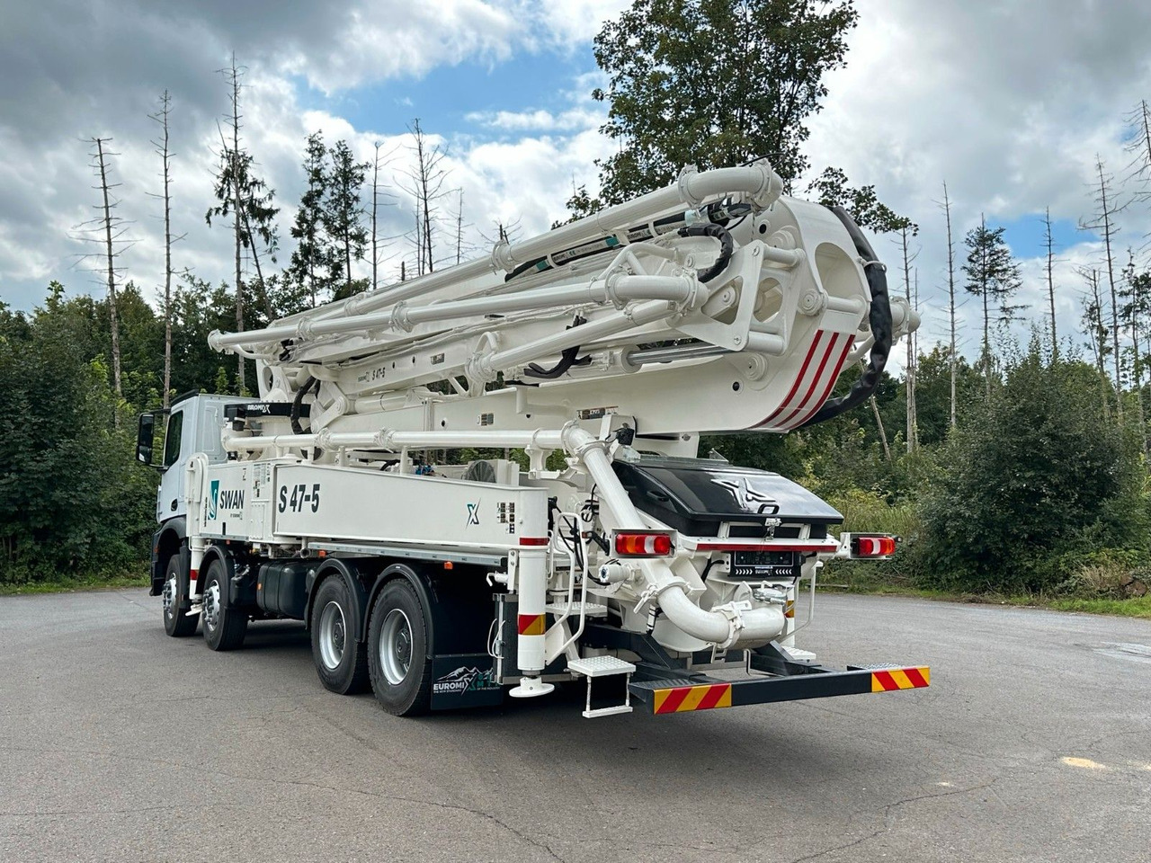 Mercedes-Benz Arocs 5 4142 8x4 SWAN TSP 47-5 160RZ ( 47m ) - Betona sūknis: foto 5 Mercedes-Benz Arocs 5 4142 8x4 SWAN TSP 47-5 160RZ ( 47m ) - Betona sūknis: foto 5
