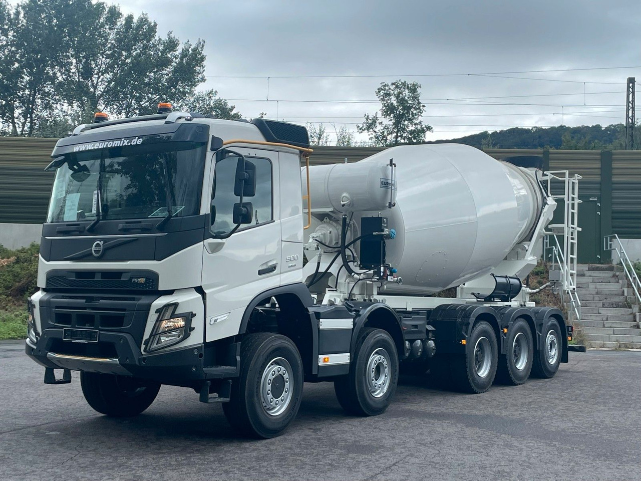 Volvo FMX 500 10x4 / Euromix MTP EM 12 R Euro 6e - Betonvedējs: foto 1 Volvo FMX 500 10x4 / Euromix MTP EM 12 R Euro 6e - Betonvedējs: foto 1