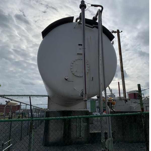 200m3 stationary gastank Gas, LPG, GPL, GAZ, Propane with Sun roof and appendages Used Tank ID 1.209 - Degvielas tvertne: foto 3 200m3 stationary gastank Gas, LPG, GPL, GAZ, Propane with Sun roof and appendages Used Tank ID 1.209 - Degvielas tvertne: foto 3
