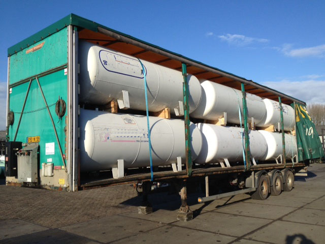 Degvielas tvertne - Kravas automašīna 5000 L (2,5 ton) Gastank on trailer -Gas, Gaz, LPG, GPL, Propane, Butane tanks aboveground working pressure 15.6 bar Used tanks-Also available per single piece ID 1.005: foto 7