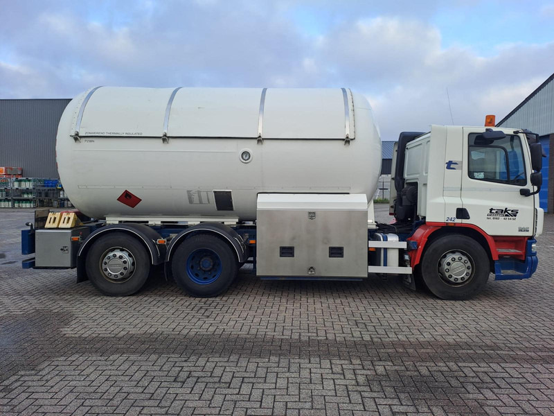 DAF FAN CF75. 6x2 -24030 Liter Gas tank truck ID 2.166 Rootselaar, flowmeter, pump, sunroof on tank - Autocisterna: foto 1 DAF FAN CF75. 6x2 -24030 Liter Gas tank truck ID 2.166 Rootselaar, flowmeter, pump, sunroof on tank - Autocisterna: foto 1