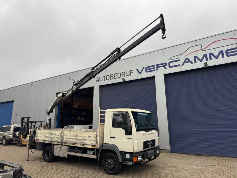 MAN L2000 **9.153-BELGIAN TRUCK** - Bortu kravas automašīna/ Platforma, Kravas auto ar manipulatoru: foto 1 MAN L2000 **9.153-BELGIAN TRUCK** - Bortu kravas automašīna/ Platforma, Kravas auto ar manipulatoru: foto 1