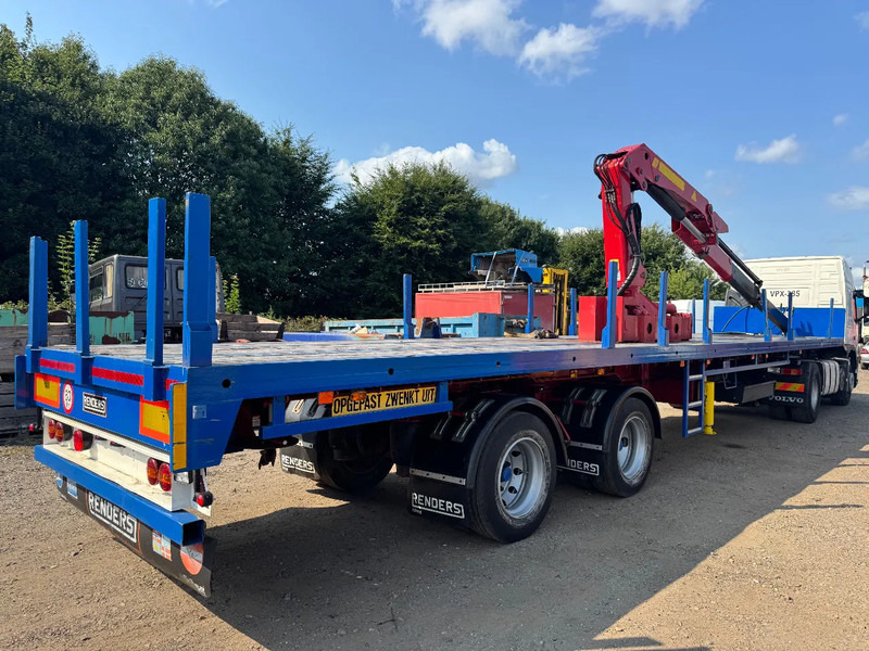 Renders **CRANE PALFINGER PK4500A-STEERING AXXLE** - Bortu puspiekabe/ Platforma: foto 1 Renders **CRANE PALFINGER PK4500A-STEERING AXXLE** - Bortu puspiekabe/ Platforma: foto 1