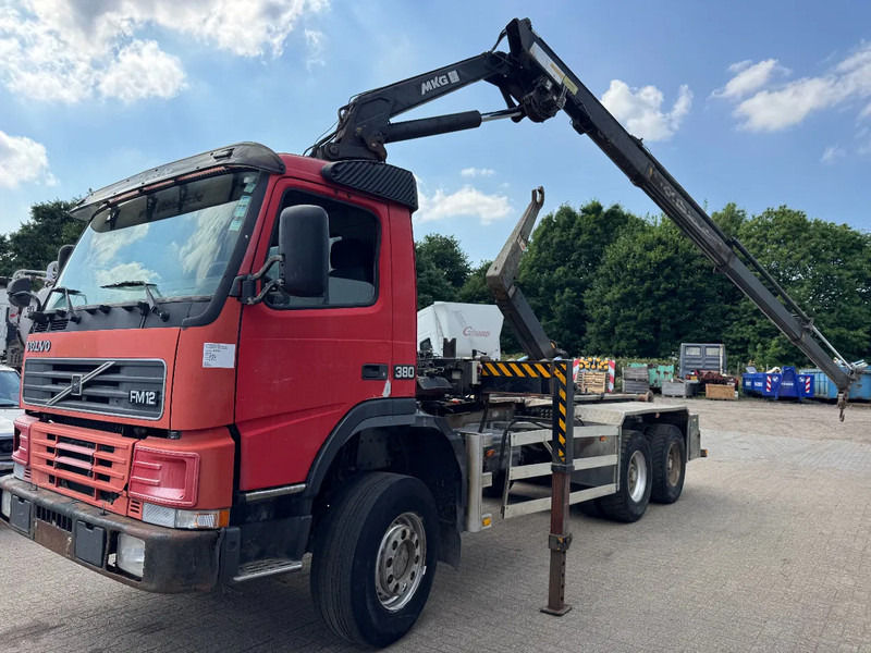 Volvo FM 12.380 **6X6-BELGIAN TRUCK-FULL STEEL-BIG AXXLE** - Pacēlājs ar āķi, Kravas auto ar manipulatoru: foto 1 Volvo FM 12.380 **6X6-BELGIAN TRUCK-FULL STEEL-BIG AXXLE** - Pacēlājs ar āķi, Kravas auto ar manipulatoru: foto 1