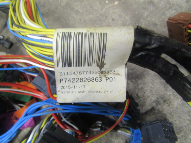 DAF LF 220 EURO 6 FULL CAB WIRING HARNESS P/NO 7422626863 P01 - Elektrosistēma - Kravas automašīna: foto 3 DAF LF 220 EURO 6 FULL CAB WIRING HARNESS P/NO 7422626863 P01 - Elektrosistēma - Kravas automašīna: foto 3