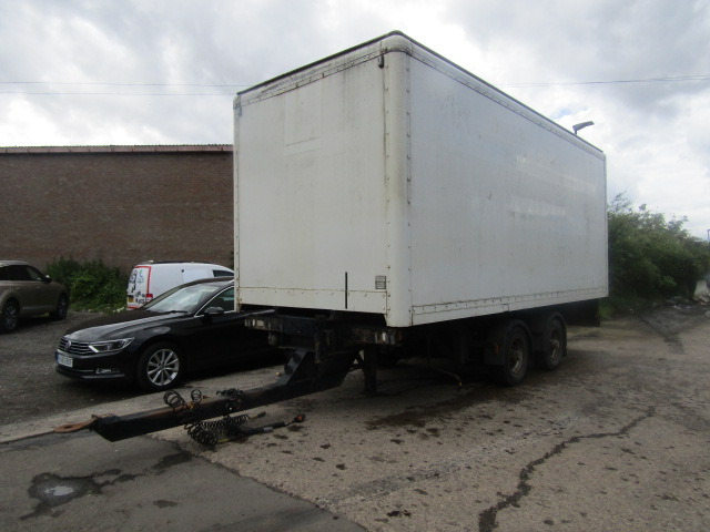 DRAWBAR BOX VAN TRAILER TANDEM AXLE (EX DRIVING SCHOOL MOT EXPIRED) - Piekabe slēgtā virsbūve: foto 4 DRAWBAR BOX VAN TRAILER TANDEM AXLE (EX DRIVING SCHOOL MOT EXPIRED) - Piekabe slēgtā virsbūve: foto 4
