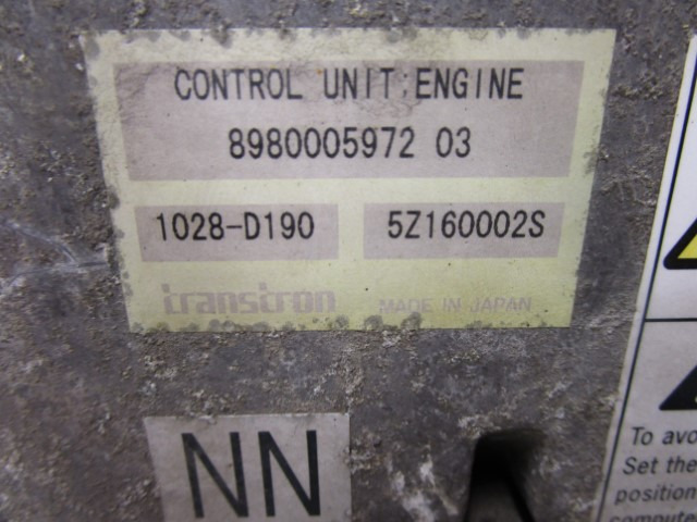 ISUZU NQR 5.2 ENGINE ECU 8980005972 03 - Elektroniskais vadības bloks (ECU) - Kravas automašīna: foto 2 ISUZU NQR 5.2 ENGINE ECU 8980005972 03 - Elektroniskais vadības bloks (ECU) - Kravas automašīna: foto 2